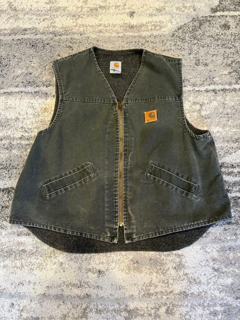 Carhartt カーハート　ベスト　XL Carhartt（カーハート） ベスト メンズ ダック ワークベスト 裏地