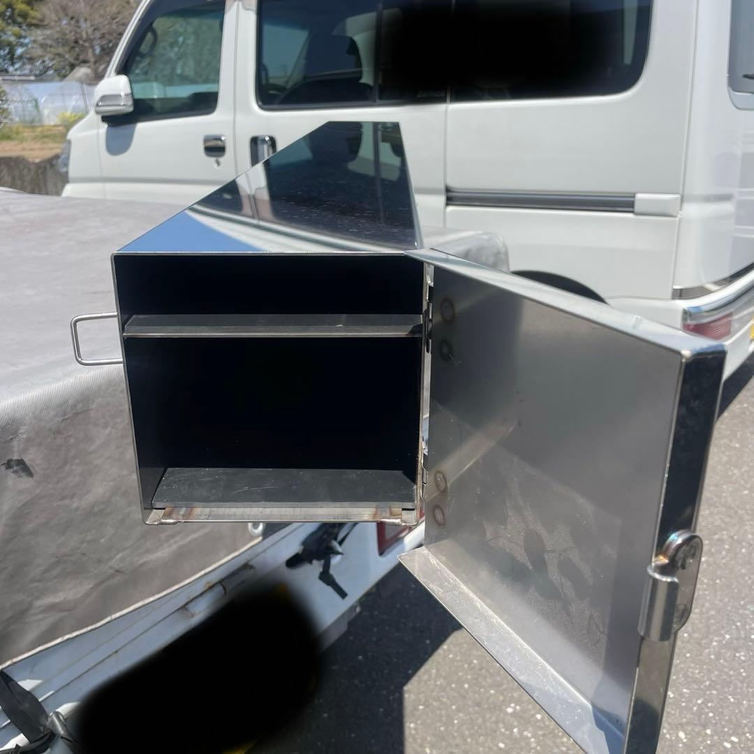 新品 ステンレス製 トレーラーヘッド ジョルダー収納ボックス