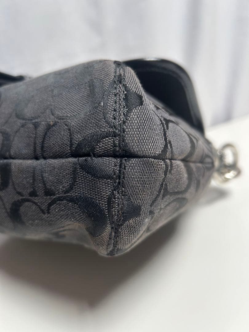 【#nr/11.3/12】コーチソーホーシグネチャーフラップホーボー　coach