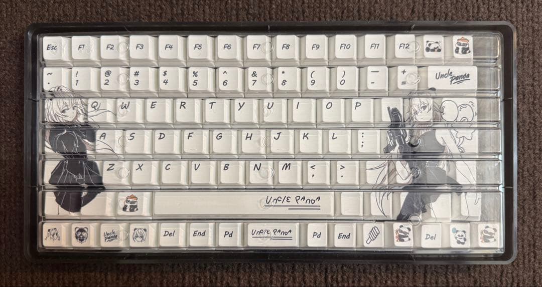 【新品未使用】Uncle Panda キーキャップ 64キー 新品未開封】Uncle Panda × hunk キーキャップ