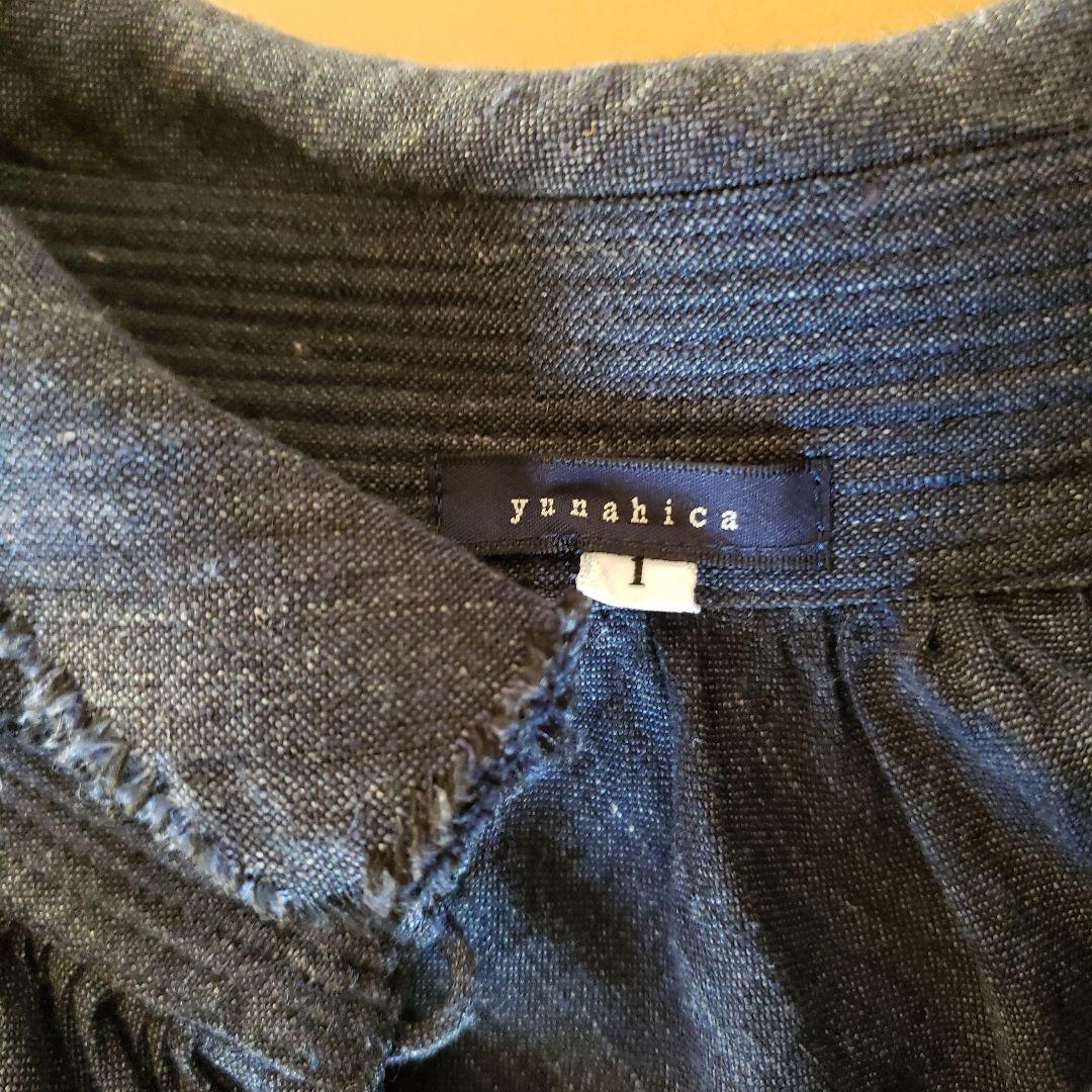 超美品　yunahica 　麻100％　ブラウス