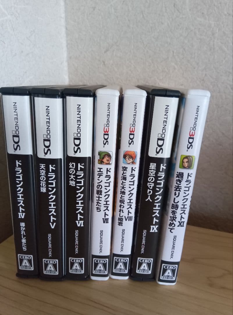 ドラゴンクエスト4.5.6.7.8.9.11　7本セット ドラクエ4.5.6.7.8.9 ドラゴンクエスト5、6、7、9、11セット Dragon