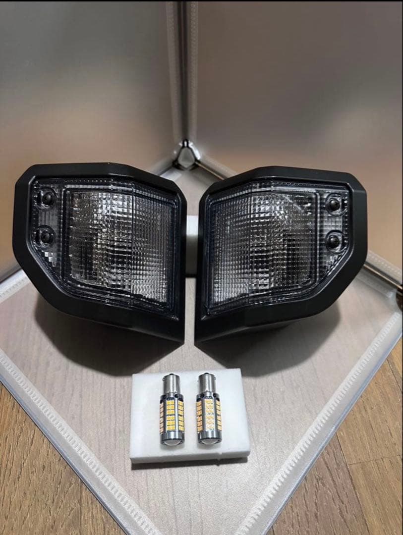 新品 ハイフラ防止LEDバルブ付属 左右セット ランクル70 クリア