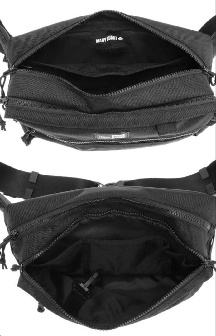 NEW ERA(R) × MARY QUANTスクエア ボディバッグ（ブラック） - メルカリ