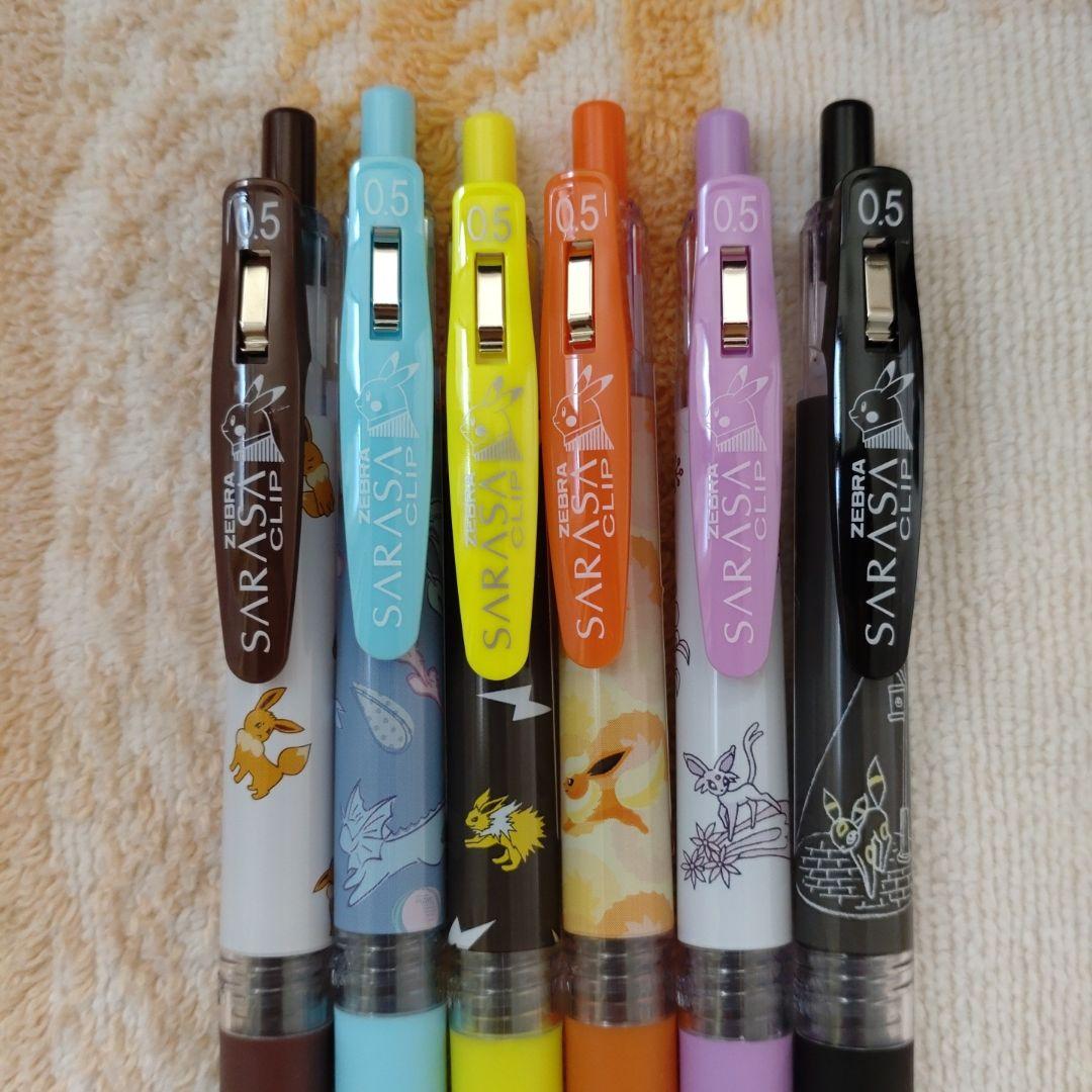 ポケモンセンターオリジナル サラサボールペン イーブイフレンズ 6本