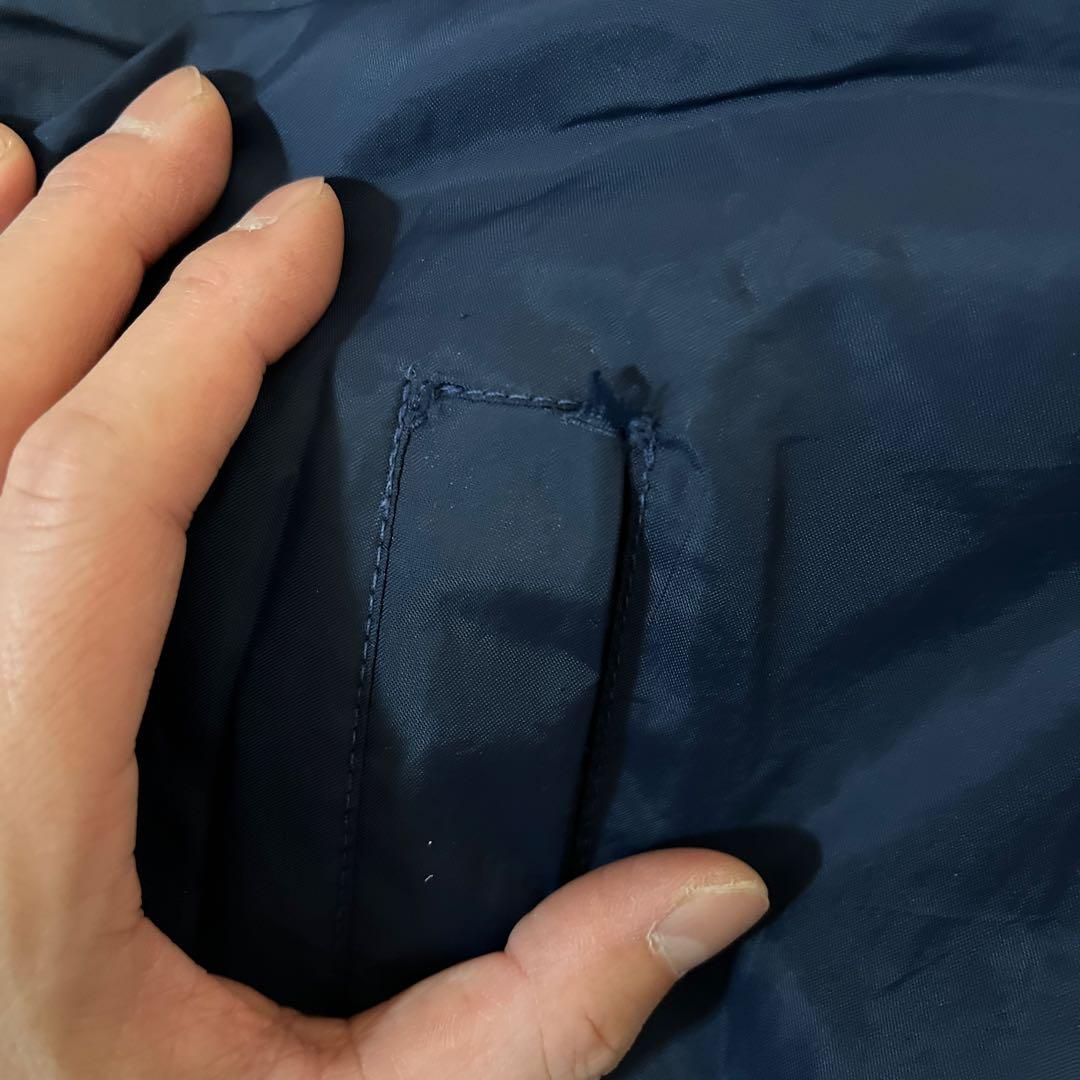 80s シアーズ USA製 裏ボア コーチジャケット L 紺 ネイビー - メルカリ