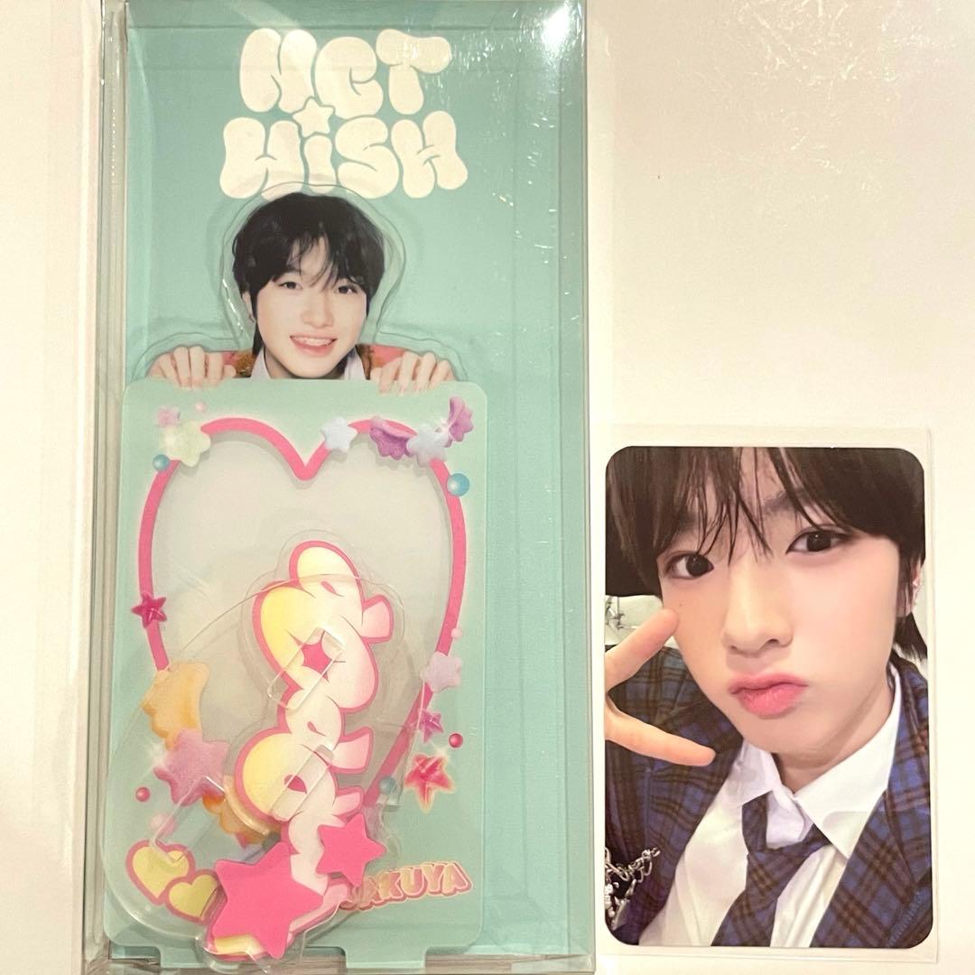 サクヤ NCT WISH アクリルフォトカードスタンド トレカ付き アクスタ