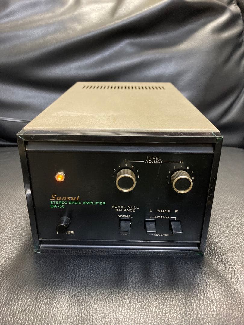 SANSUI BA-60パワーアンプ 山水アンプ音出しOK - メルカリ