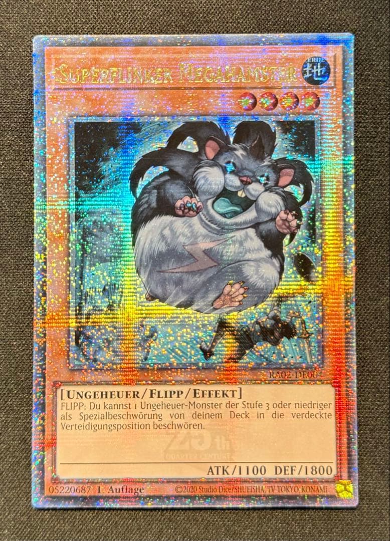 素早いビッグハムスター EU版 英語版 英語 25th 遊戯王 - メルカリ