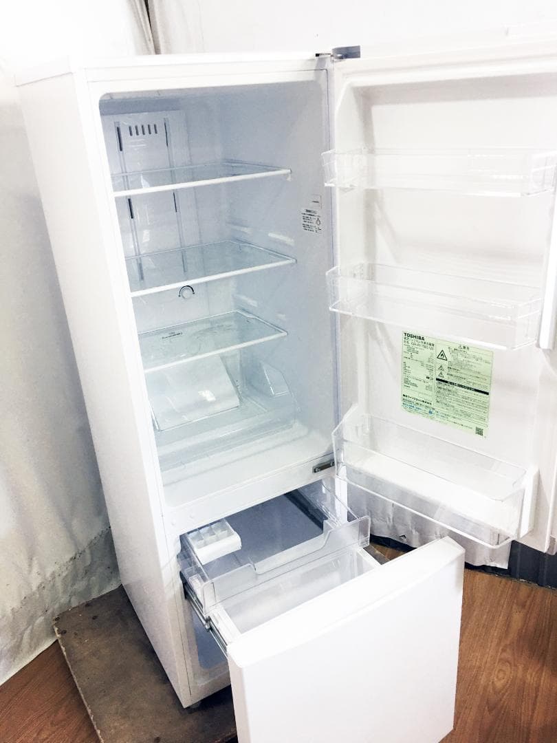 30日迄！美品 中古☆東芝 170L 冷蔵庫【GR-R17BS-W】EOFU - メルカリ