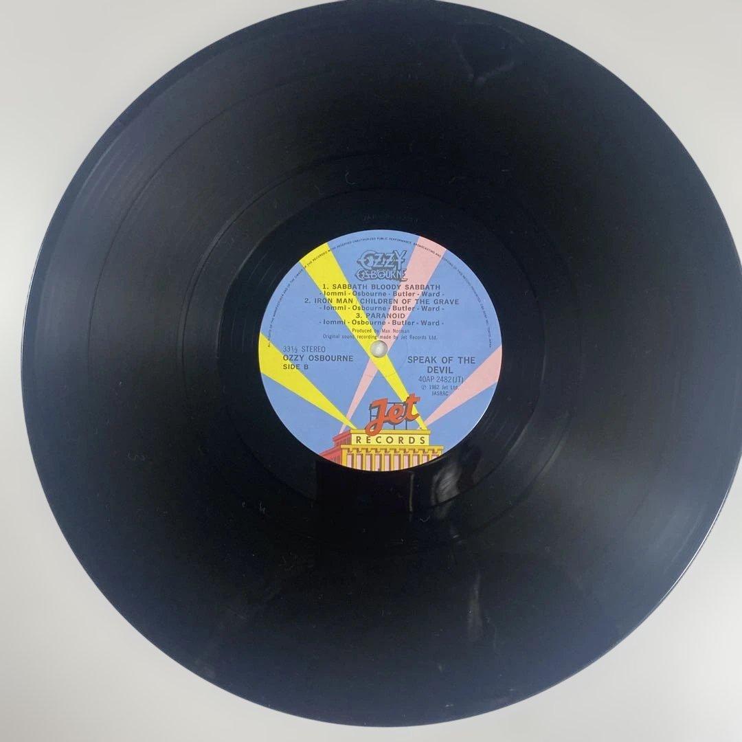 オジー・オズボーン 悪魔の囁き 国内盤帯付きレコード ランディ
