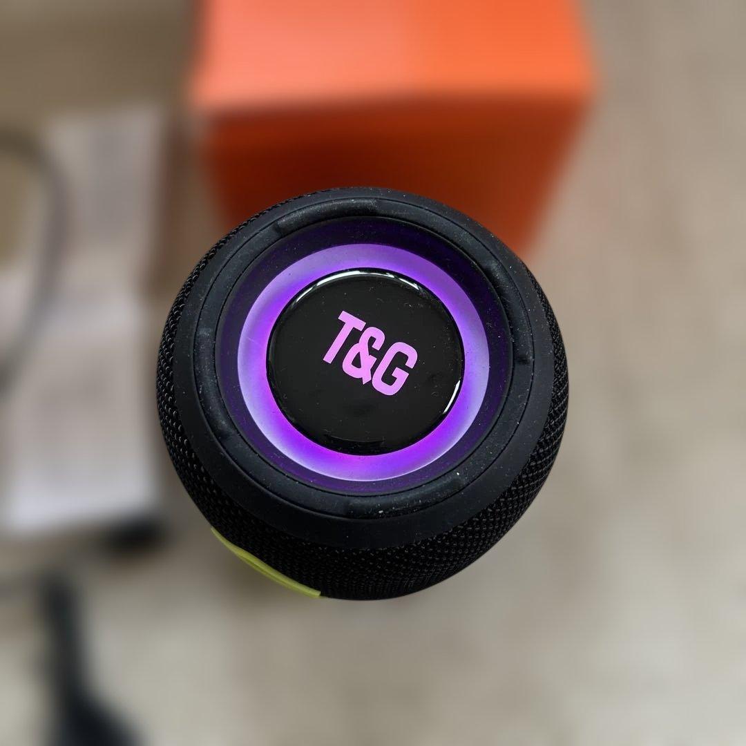 T&G ワイヤレススピーカー LEDライト付き - メルカリ