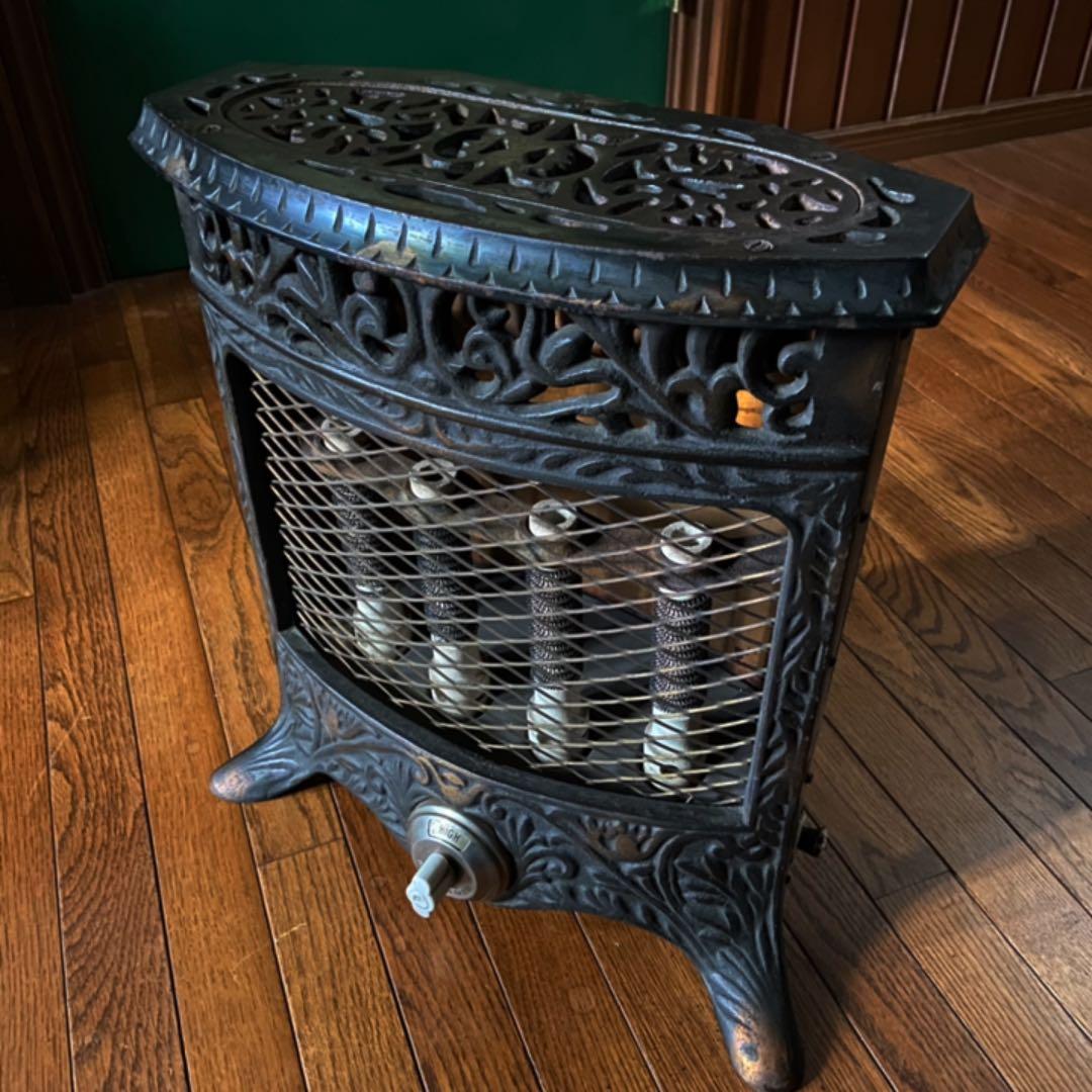 電気ストーブ ビンテージ ジャンク 昭和レトロ オブジェ 店舗什器