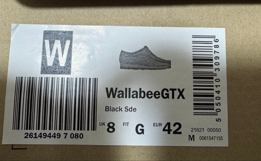 極美品　CLARKS WALLABEE GORE-TEX 42 26.5cm