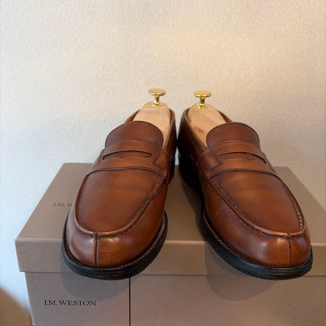 J.M. WESTON 180 ジグニチャーローファー タンブラウン 5C - メルカリ