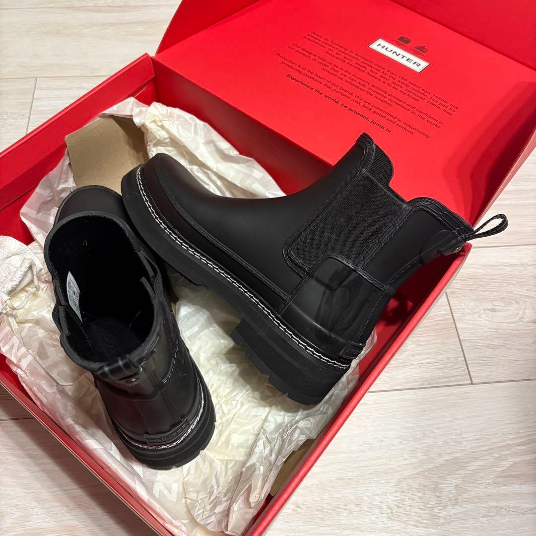 HUNTER ハンター リファインド スティッチ ディテール チェルシーブーツ レディース リファインド スティッチ ディテール チェルシー ブーツ