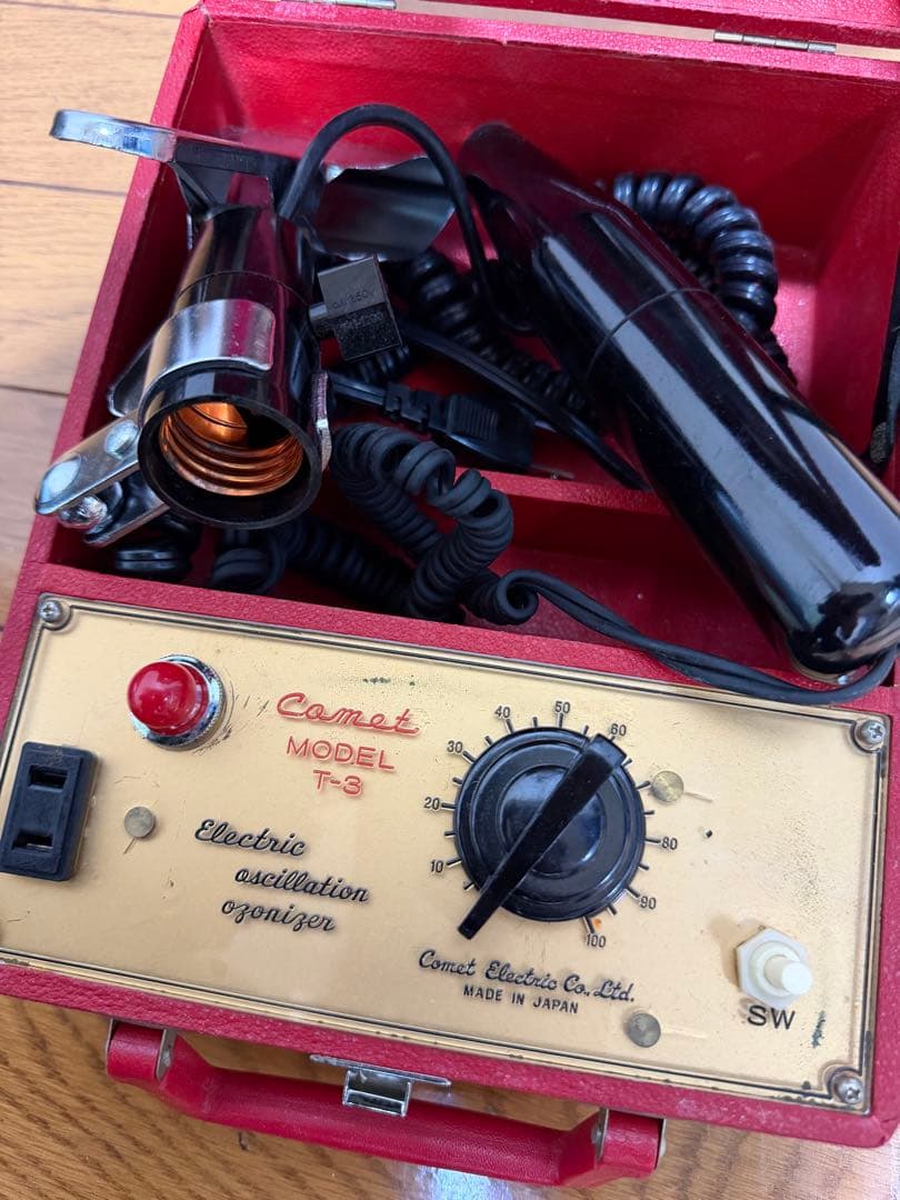 動作確認済み レトロ コメット電機 美顔器 モデル T-3型 激レア - メルカリ