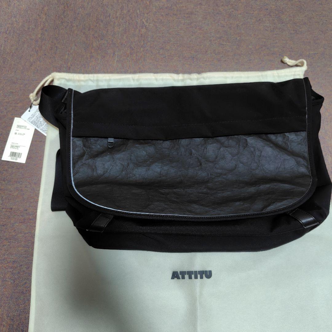ATTITU CORDURA レザー コンビ メッセンジャーバッグ Large - メルカリ