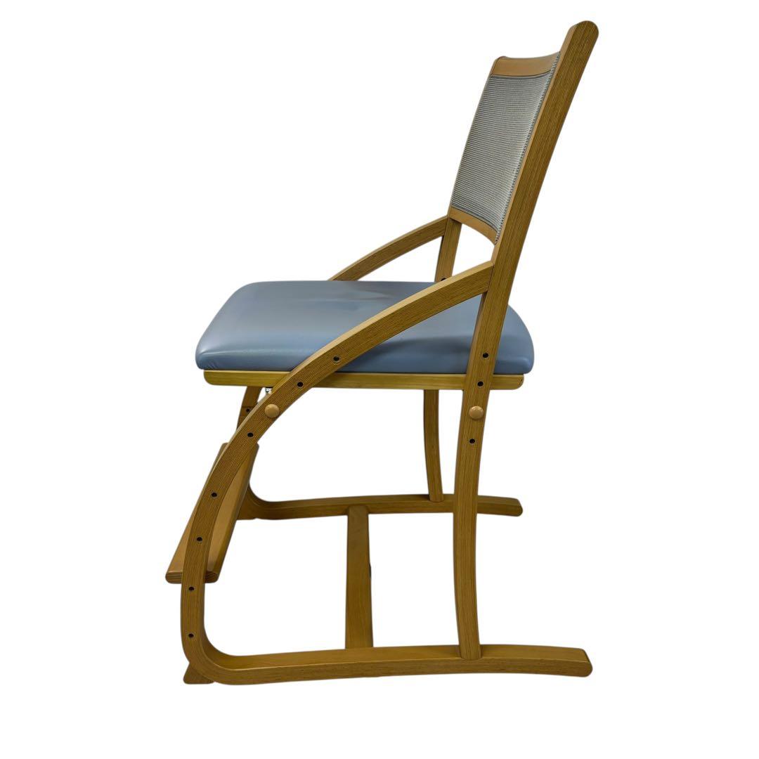 Karimoku(カリモク) 学習チェアー フローラルブルー - メルカリ