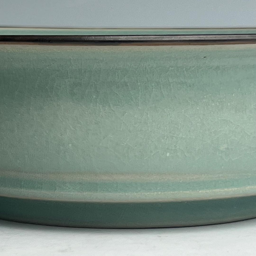 龍泉窯 青磁折沿洗 唐物 中国古玩 中国美術 A953 - メルカリ