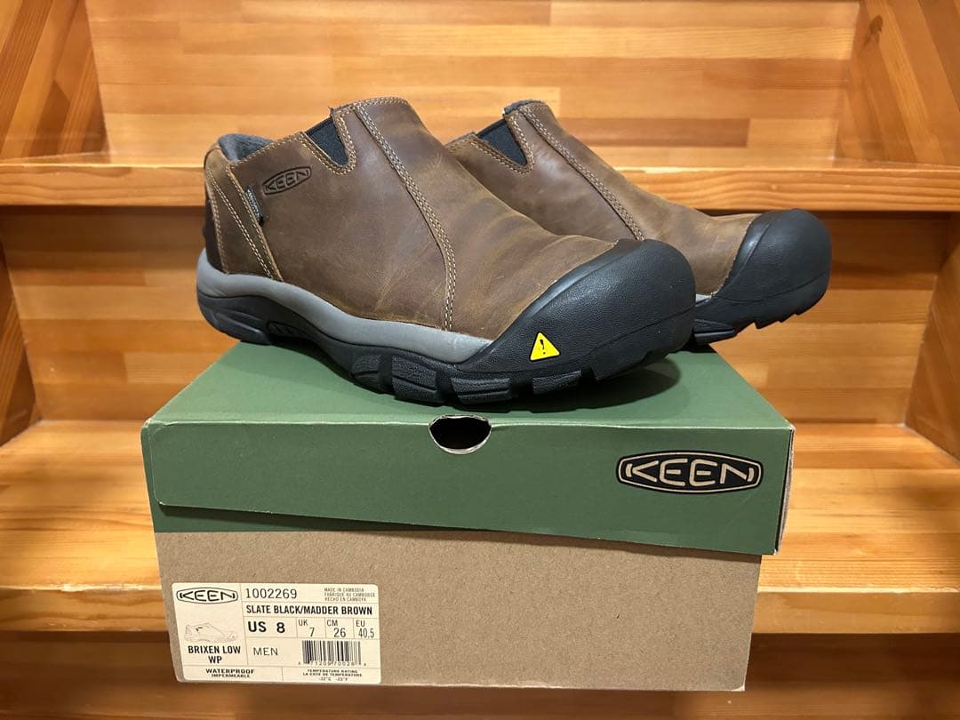 l*h様 キーン メンズ ブリクセン II ロー 防水ウィンターブーツ26.0