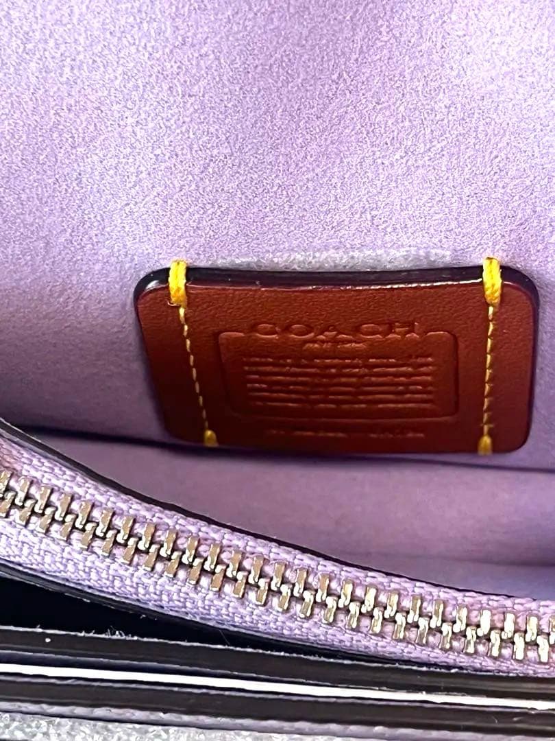 新品未使用】COACH タビー12 ミニショルダーバッグ パープル 紫 - メルカリ