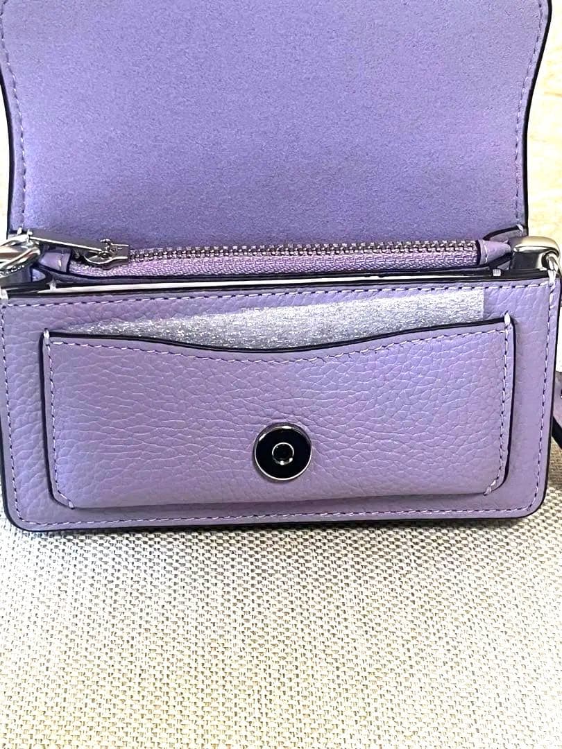 新品未使用】COACH タビー12 ミニショルダーバッグ パープル 紫 - メルカリ