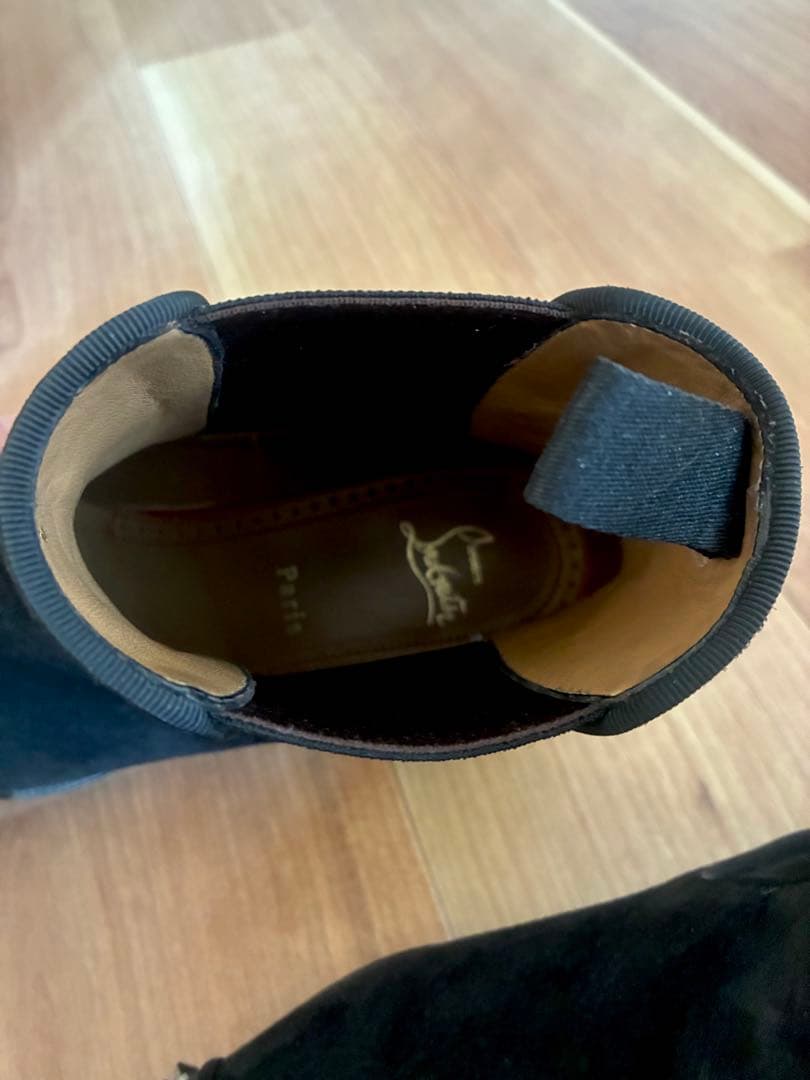 数回着用のみ 美品 Christian Louboutin チェルシーブーツ - メルカリ