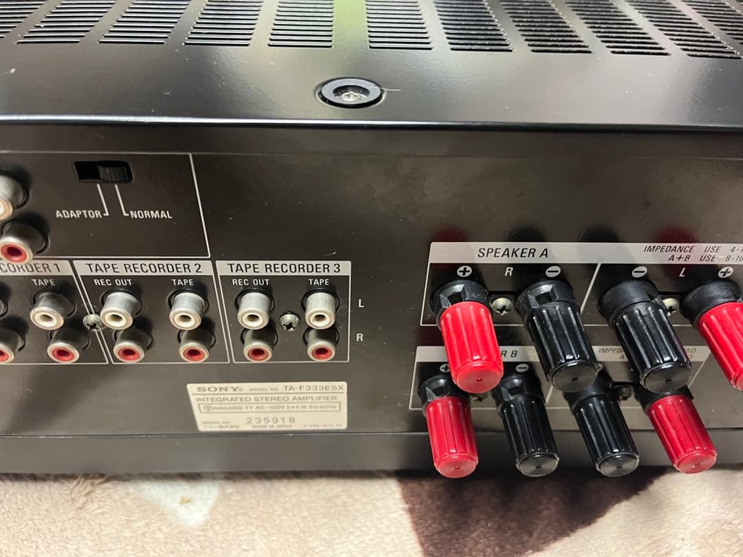 SONY TA-F333ESXプリメインアンプ - メルカリ