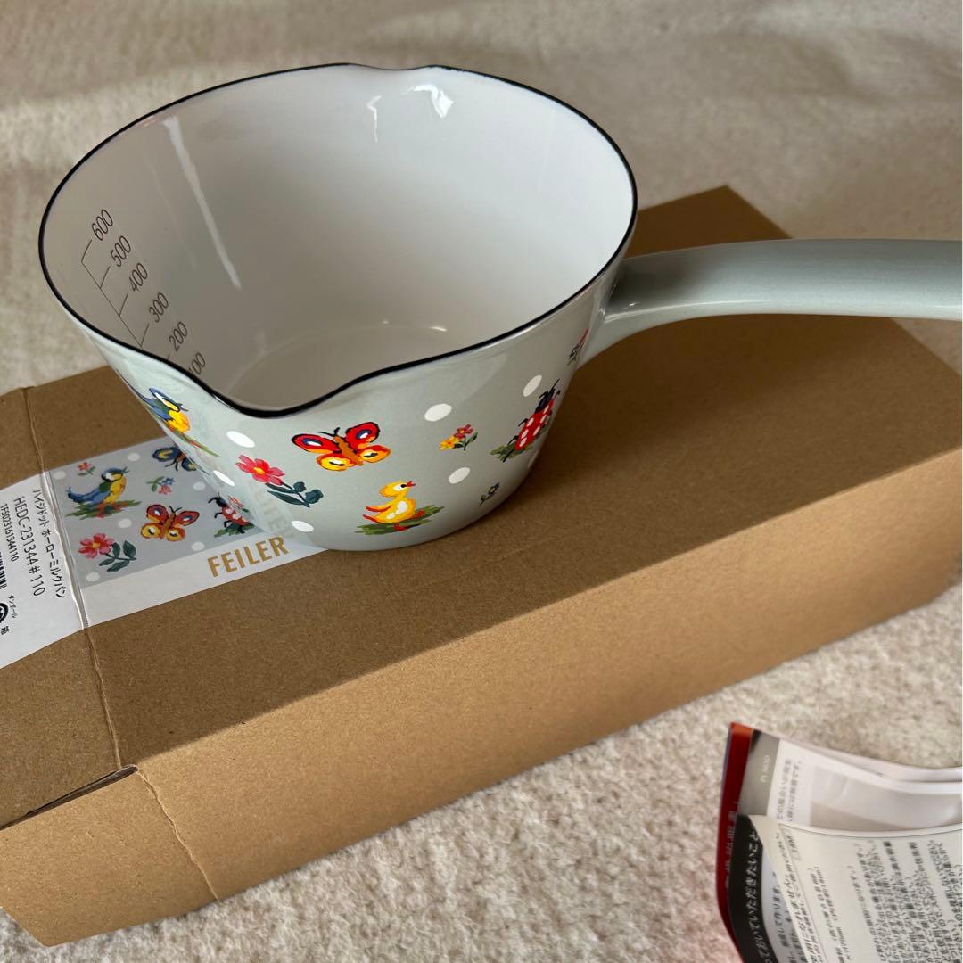 新品 フェイラー ホーローミルクパン ハイジドット柄 - メルカリ