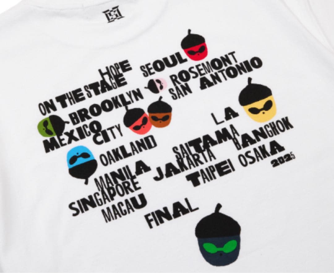 j-hope HOPE ON THE STAGE FINAL どんぐり Tシャツ - メルカリ