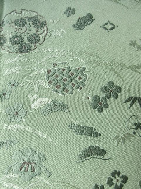 未着用に近い！さが美製＊薄萌葱色＊豪華刺繡尽し＊特選＊訪問着＊１６１ｃｍ＊裄６７