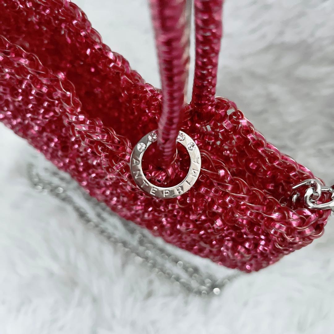 アンテプリマ スタンダードスクエアミディアム フクシアピンク