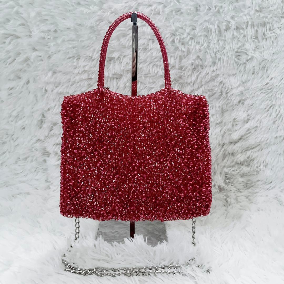 アンテプリマ スタンダードスクエアミディアム フクシアピンク