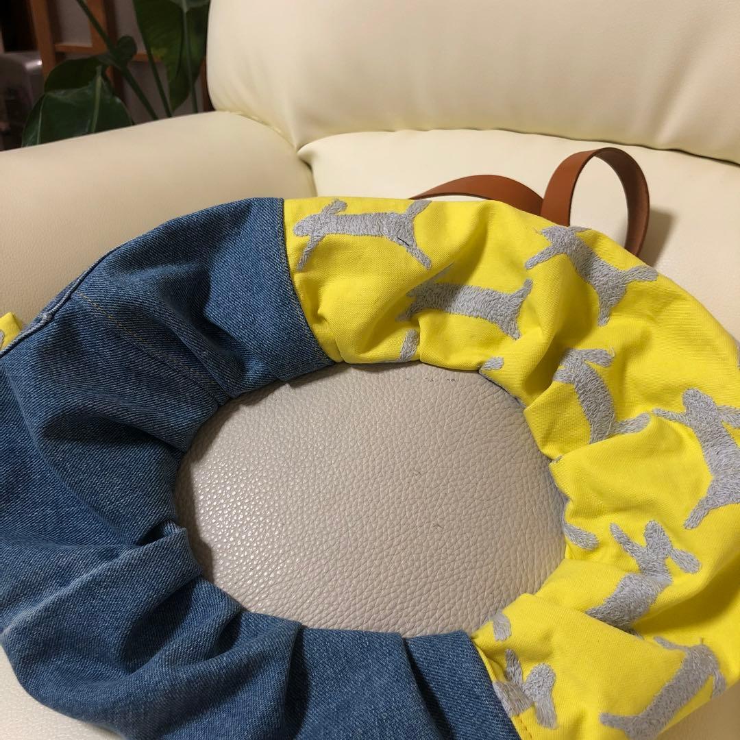 ミナペルホネン ＊ハンドメイド　Poco bag 《ランランラン》リメイクデニム