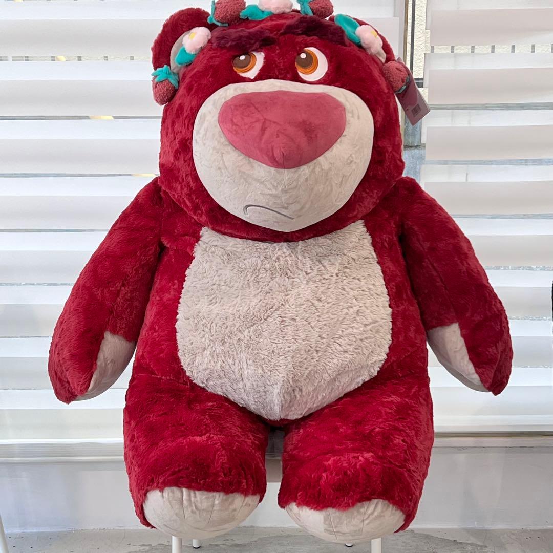 ロッツォコストコ再販BIGぬいぐるみいちごの香り付特大80cm