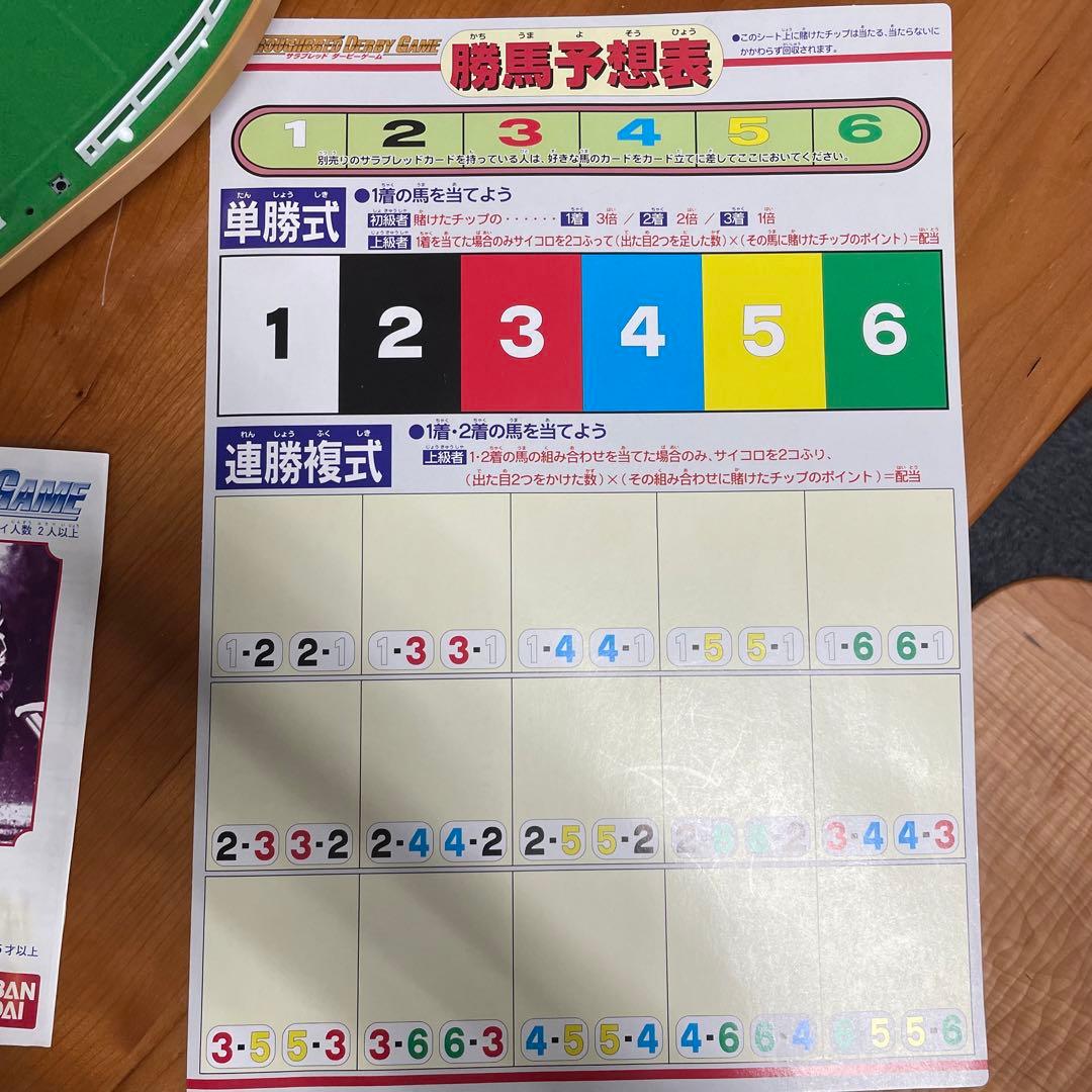 希少】バンダイ サラブレッドダービーゲーム 競馬 ボードゲーム - メルカリ