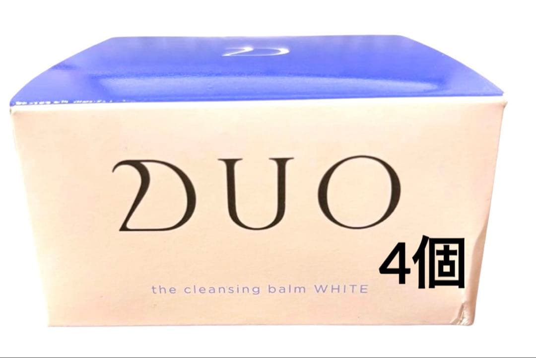 新品 DUO クレンジングバーム ホワイト 90g 4個 DUO（デュオ） 【くすみケア*】 ザ クレンジングバーム 90g ホワイト