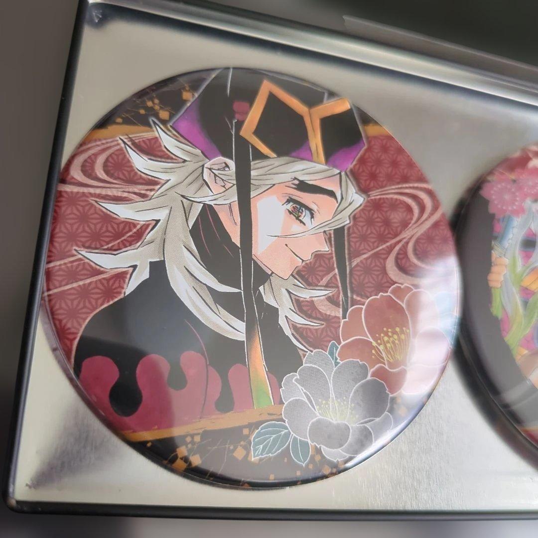 鬼滅の刃 童磨 堕姫 妓夫太郎 ジャンプショップフェア コレクション缶