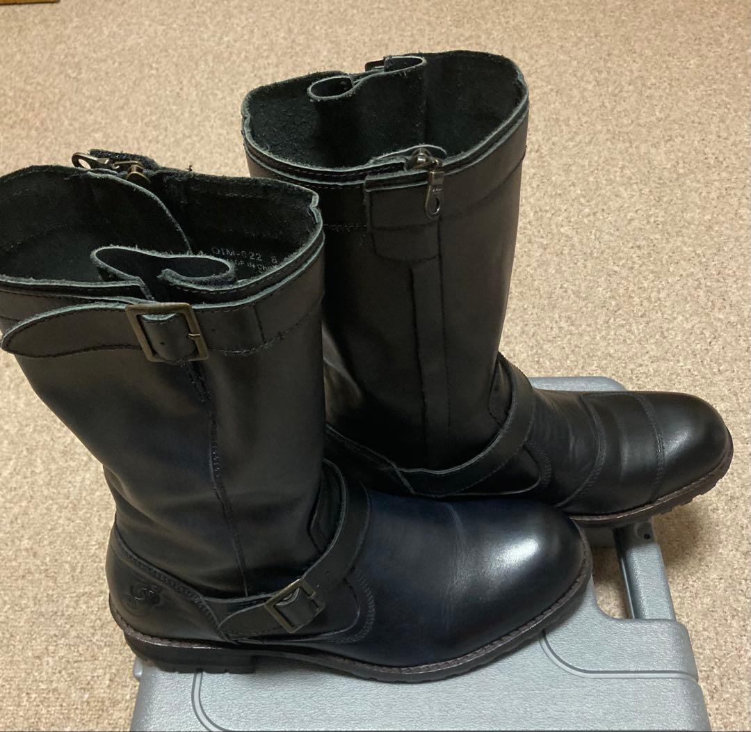 【美品】バイク用ブーツインディアン　OIM-022 8.5サイズ 26.5cm