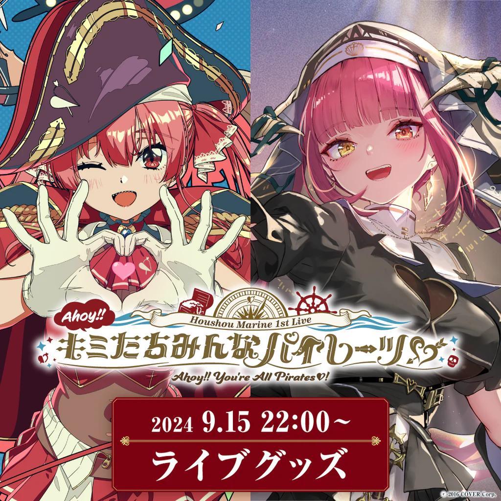 宝鐘マリン1stライブ キミたちみんなパイレーツ ライブ 応援セット