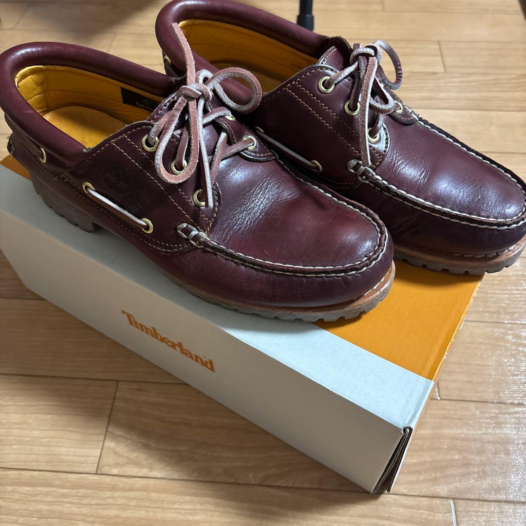 Timberland 3eye 25.5cm バーガンディー