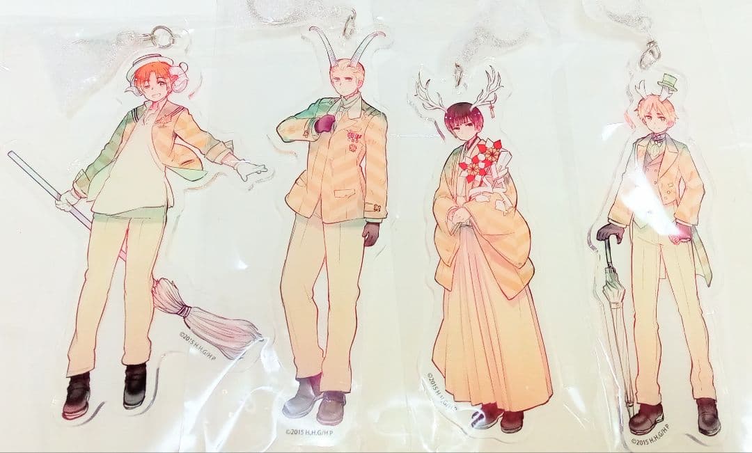 7種セット ヘタリア イベント記念 アクリルキーホルダー まとめ つの