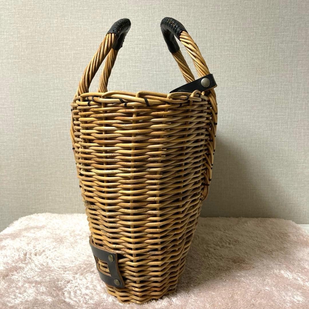 最終値下げ][極美品] エバゴス かごバッグ 完売品 ラビットファー