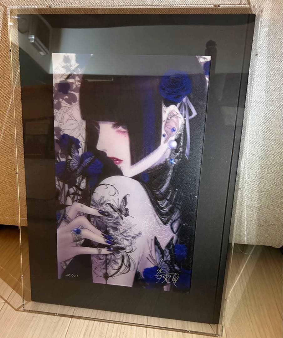 ☆ 毒の花 皐月恵 技法 ミクスドメディア シリアルナンバー 38 - メルカリ