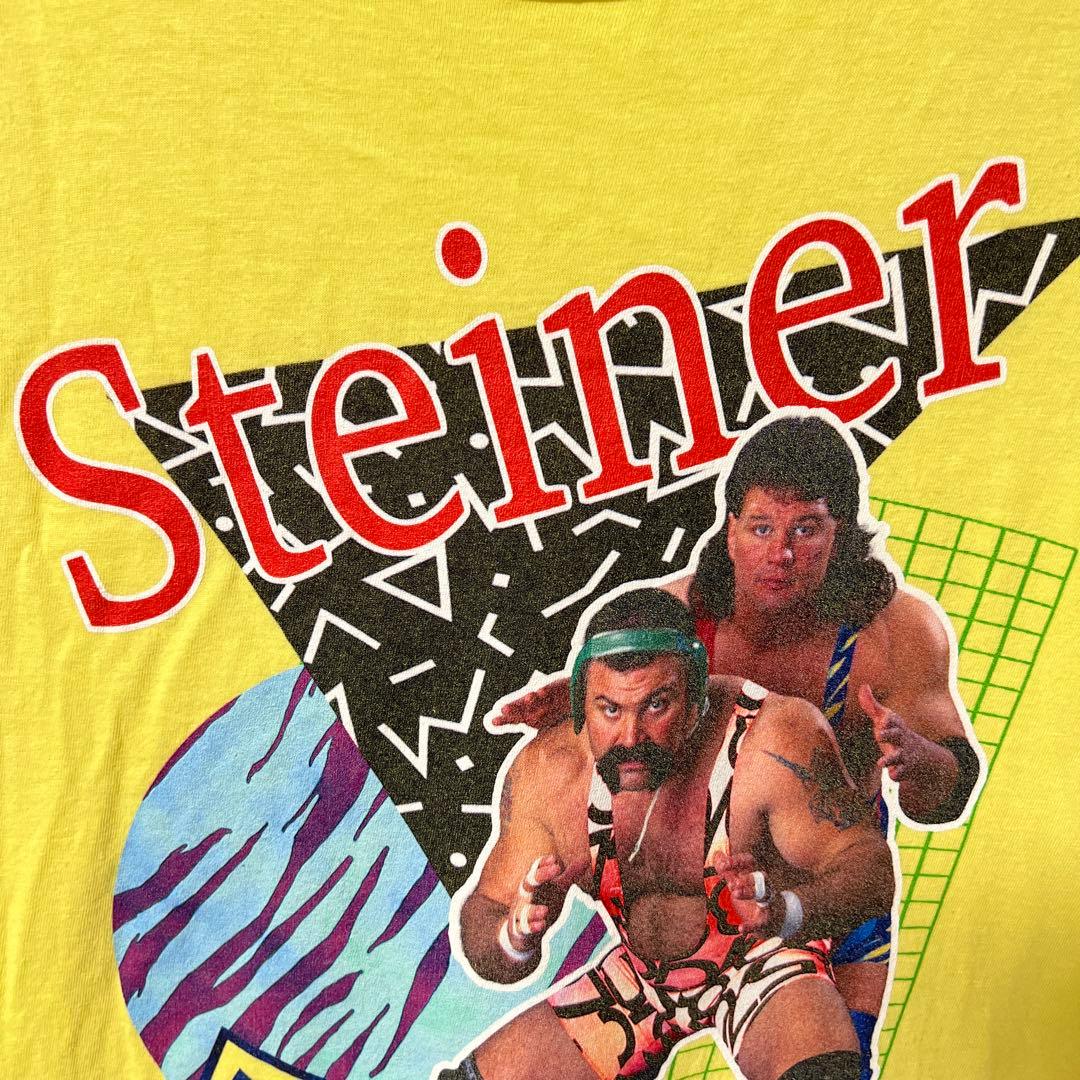 激レア スタイナーブラザーズ Tシャツ 90年代プロレス 新日本プロレス