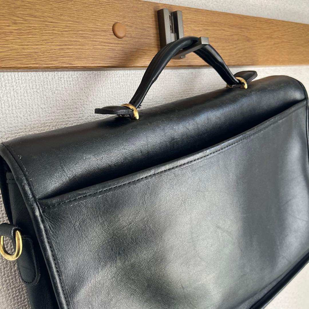 OLD COACH オールドコーチ ブリーフケース ビジネスバッグ 黒 - メルカリ