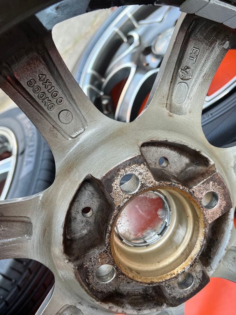 PIAAユーロテック 15インチ 6.5J+38 PCD100-4H 4穴4本