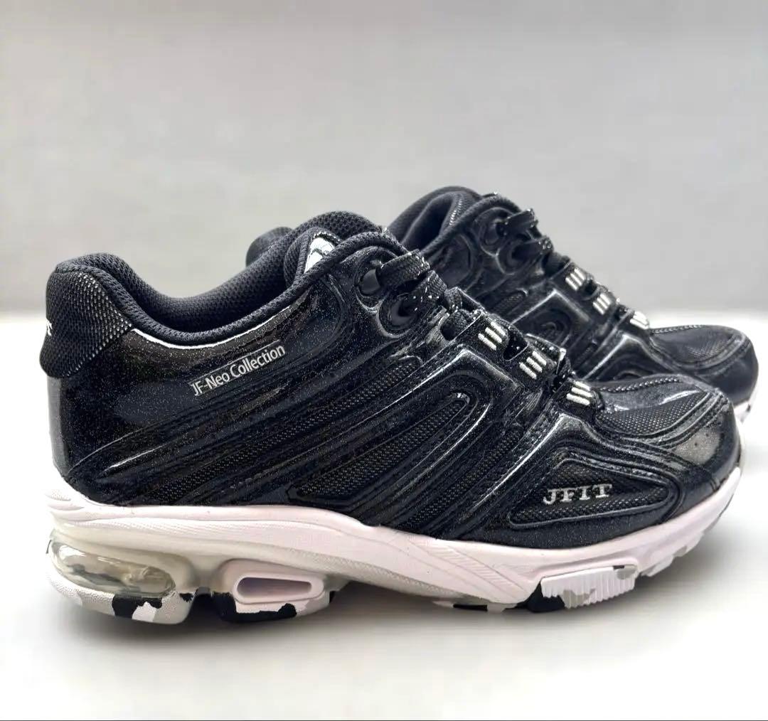 【美品】JFIT（JF Neo ）フィットネスシューズ ブラック 24.5cm