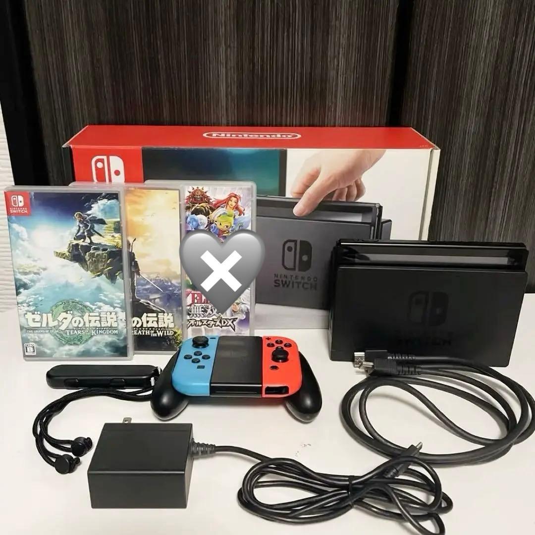 Nintendo Switch本体＋ゼルダの伝説セット Amazon.com: Nintendo Switch - OLED Model - The Legend of Zelda